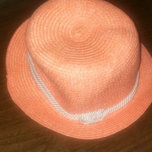 Coral Fedora Hat